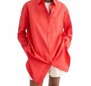 NEW TWP big joe shirt dress in tomato